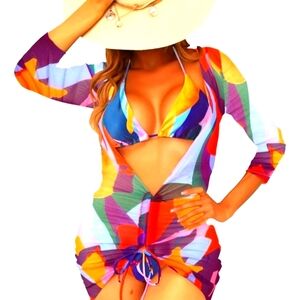 Bathing Suit Cover Up & Bikini